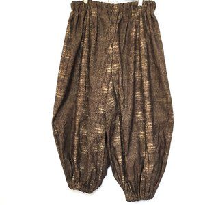 * Pirate Renaissance Brwn Faux Snakeskin Pants Med/Lrge Unisex Handcrafted NOS